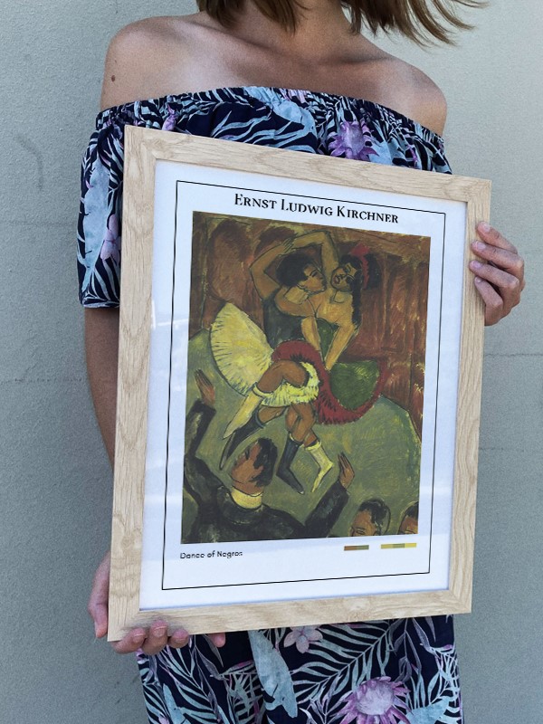Ernst Ludwig Kirchner Dance of Negros Poster