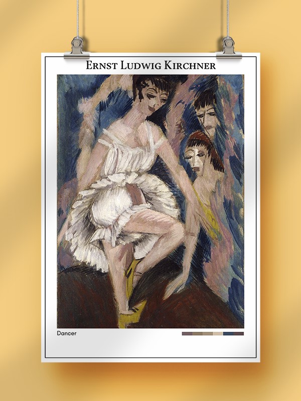 Ernst Ludwig Kirchner Dancer Poster