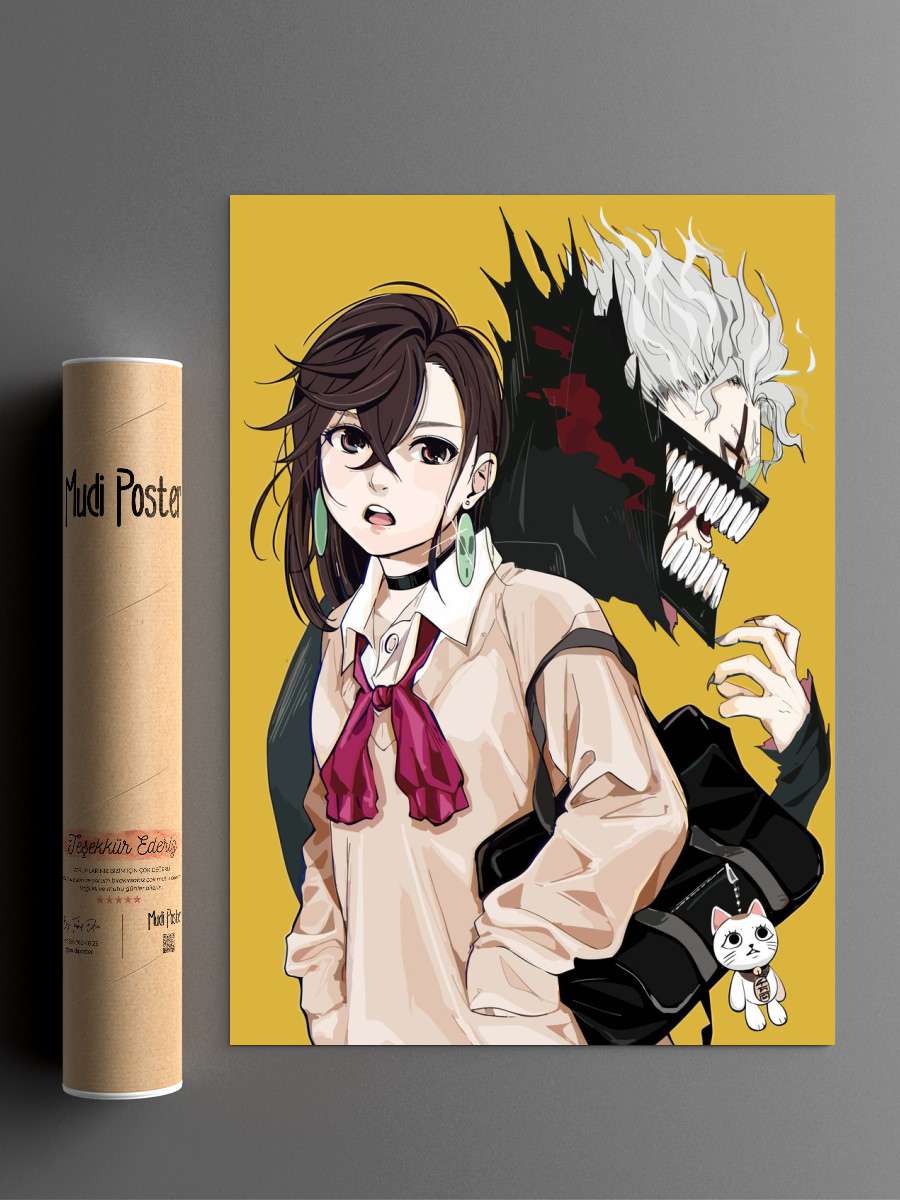 Dandadan Anime Anime Poster Çerçevesiz Yüksek Kalite Anime Duvar Poster