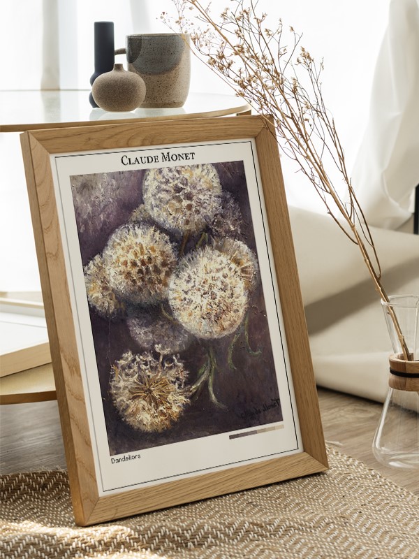 Claude Monet Dandelions Poster