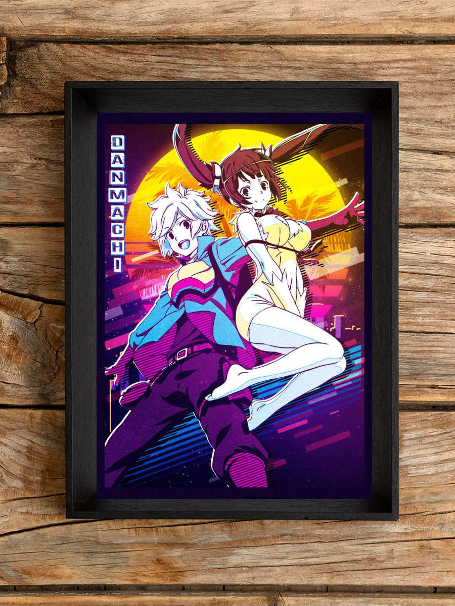 danmachi retro Anime Poster Çerçevesiz Yüksek Kalite Anime Duvar Poster