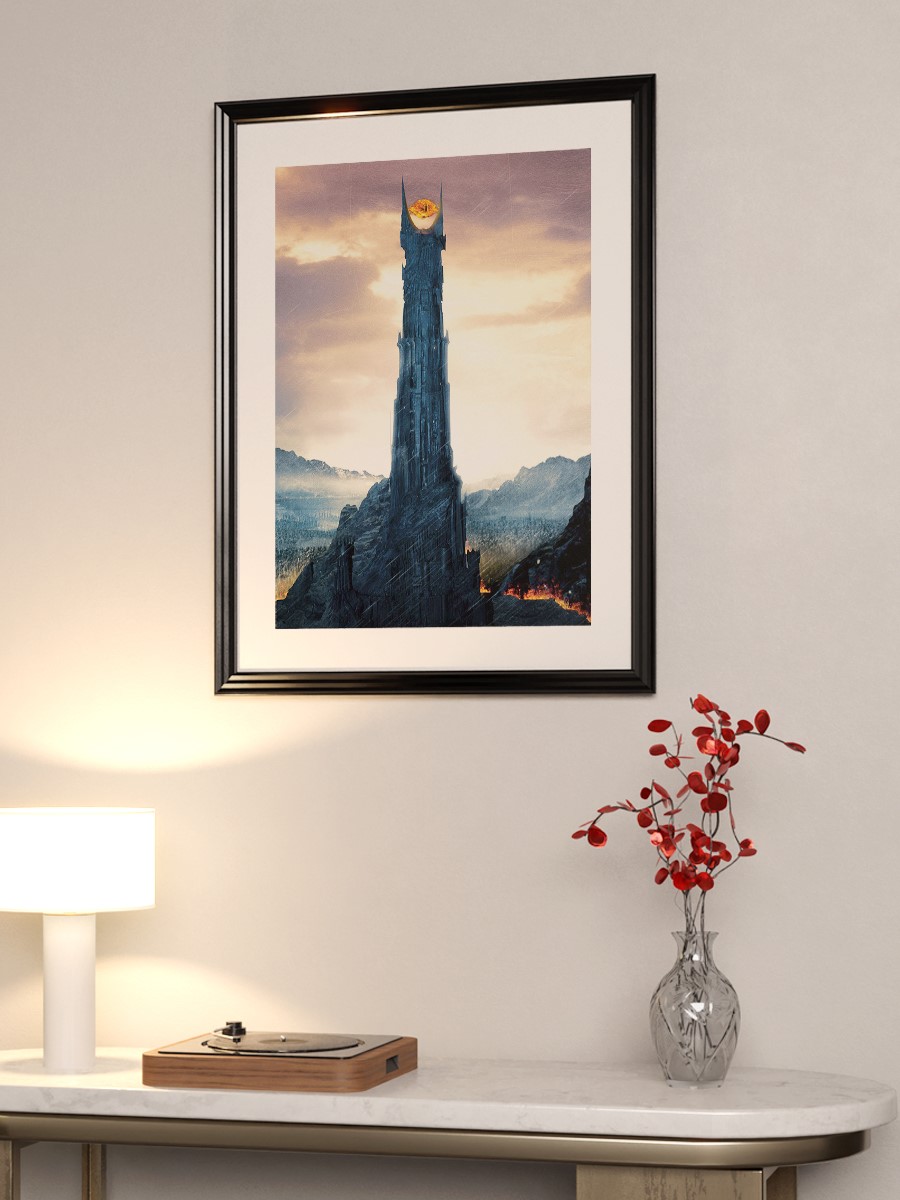 Dark Fortress at dawn Poster, Çerçevesiz Tv Film Poster