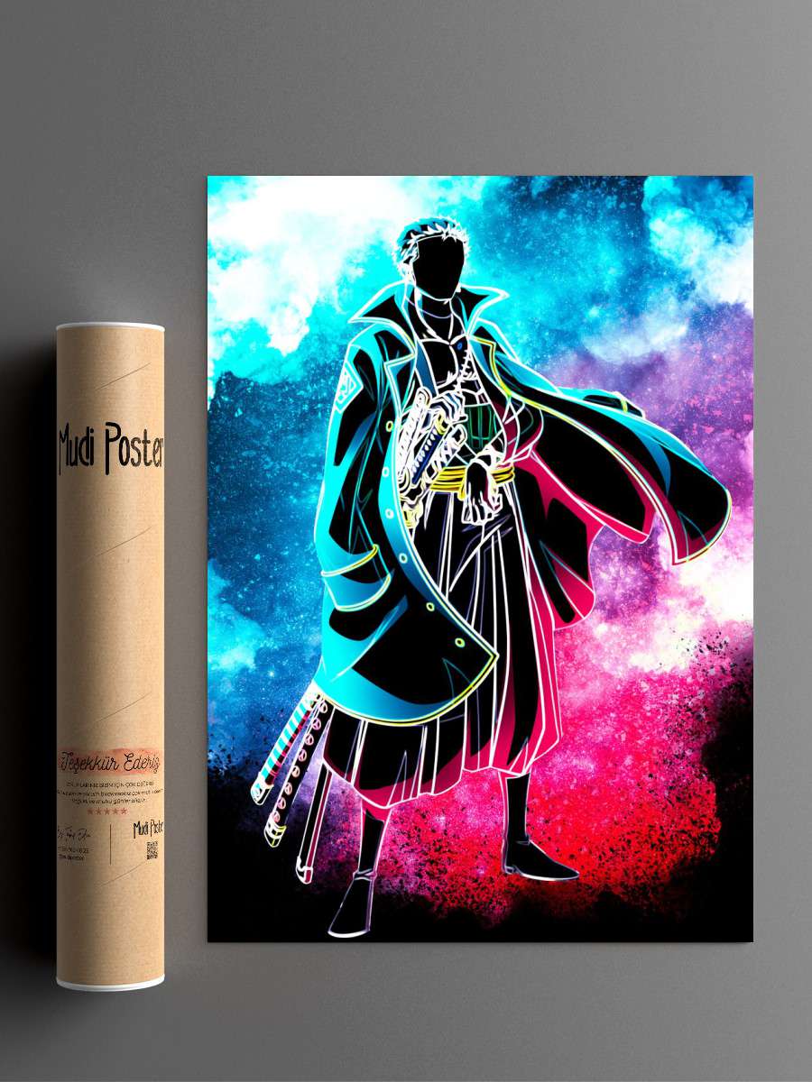 Dark soul of fantasy Anime Poster Çerçevesiz Yüksek Kalite Anime Duvar Poster