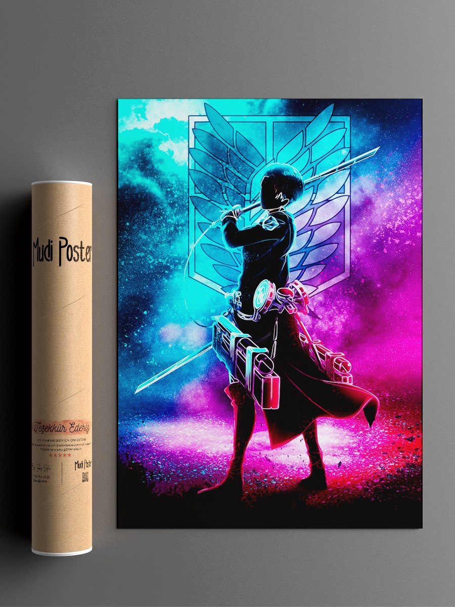 Dark soul of Levi Poster, Çerçevesiz Tv Film Poster