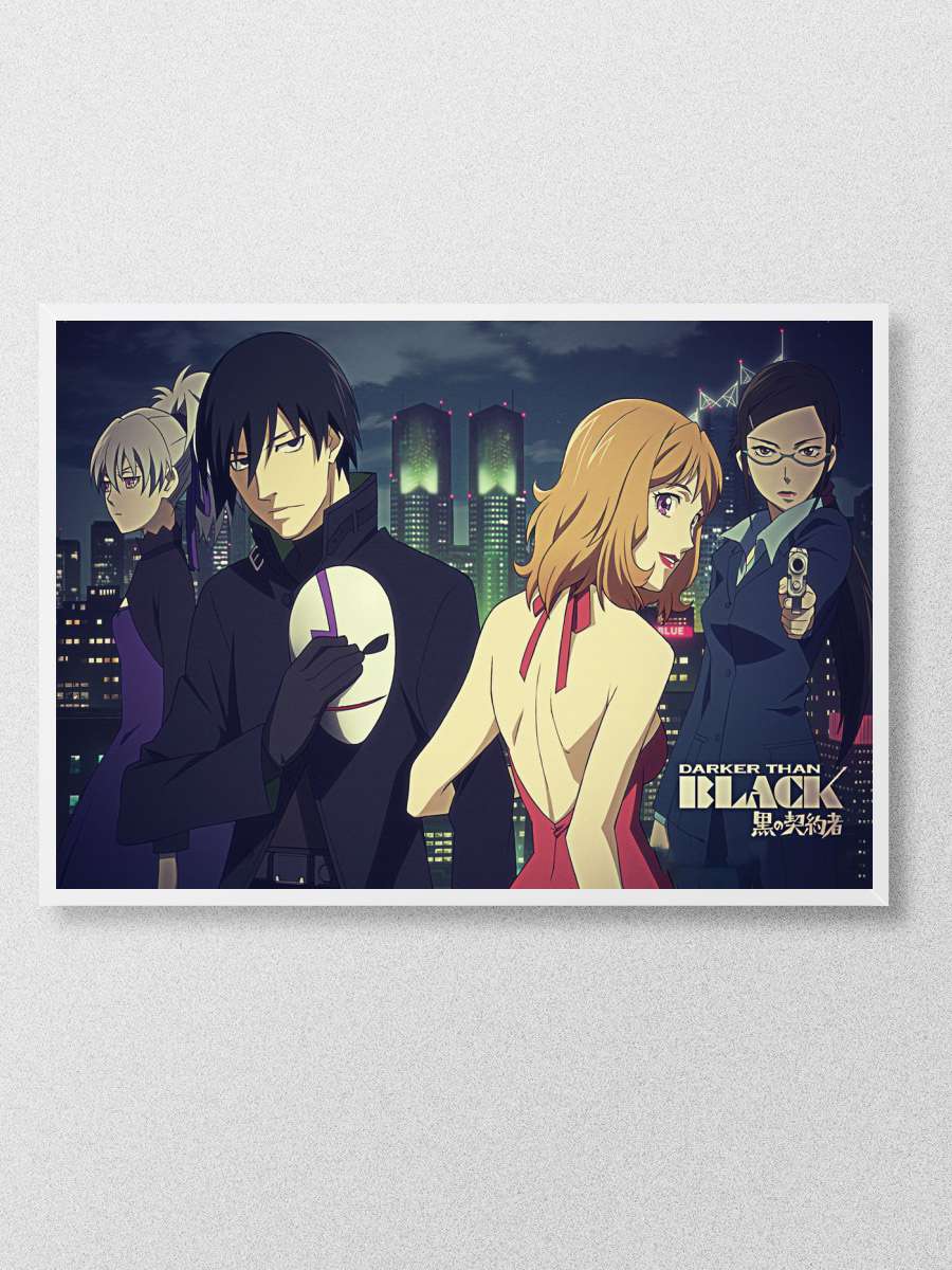 Darker Than Black Anime Poster Çerçevesiz Yüksek Kalite Anime Duvar Poster