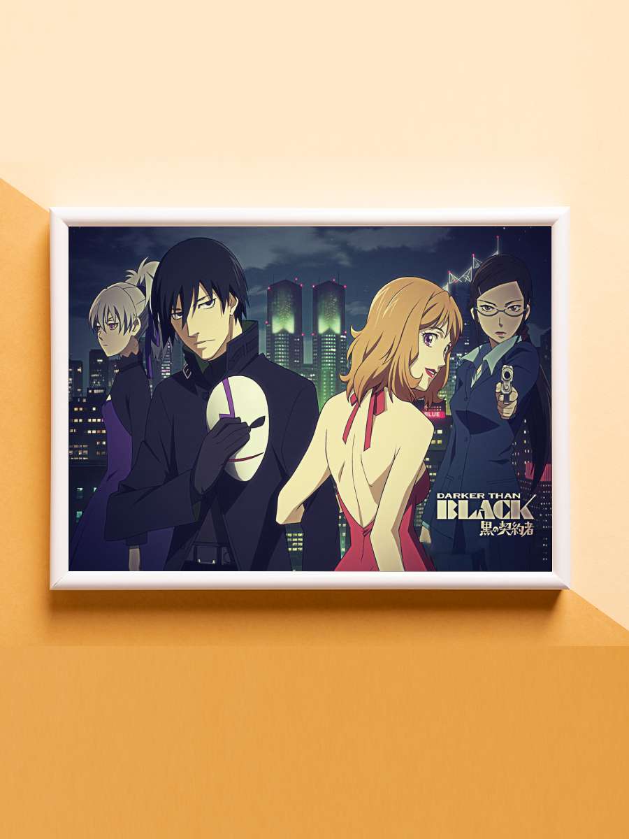 Darker Than Black Anime Poster Çerçevesiz Yüksek Kalite Anime Duvar Poster