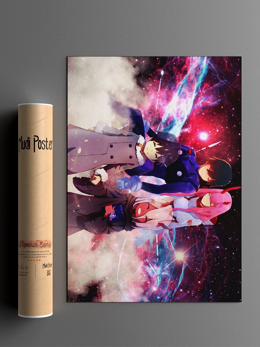 Darling in the franxx Poster, Çerçevesiz Tv Film Poster