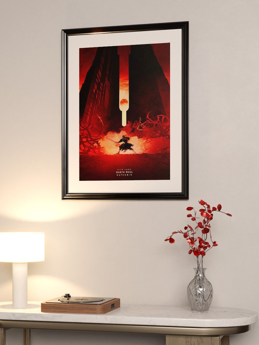 Darth Maul Poster, Çerçevesiz Tv Film Poster