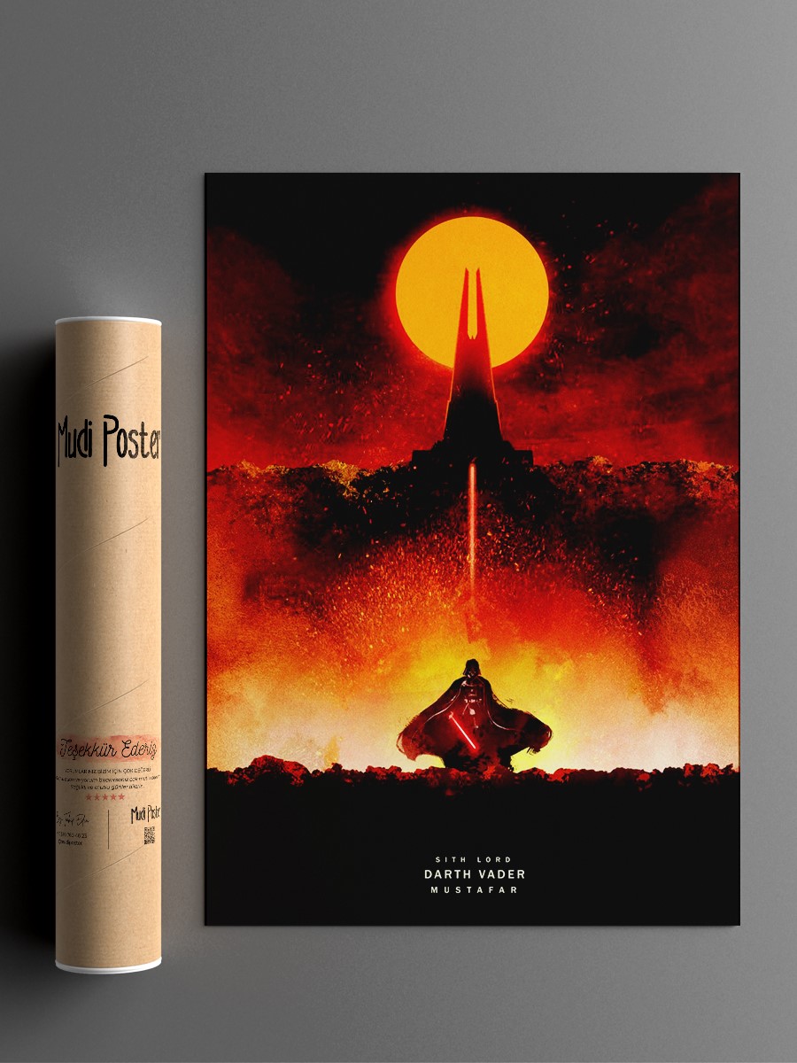 Darth Vader Poster, Çerçevesiz Tv Film Poster
