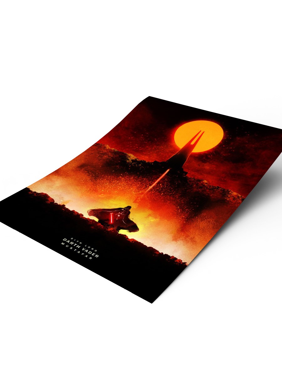 Darth Vader Poster, Çerçevesiz Tv Film Poster
