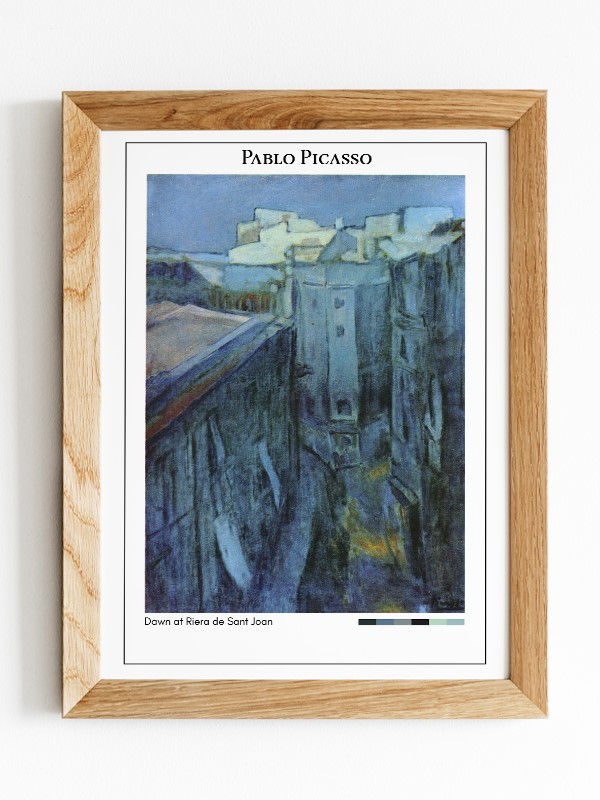 Pablo Picasso Dawn at Riera de Sant Joan Poster