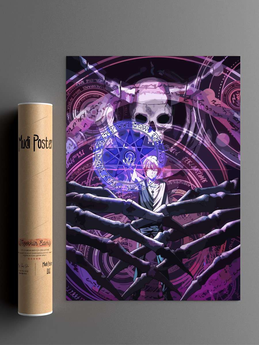 Dead Mount Death Play Anime Poster Çerçevesiz Yüksek Kalite Anime Duvar Poster