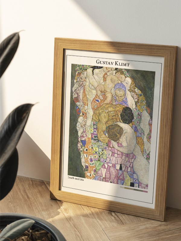 Gustav Klimt Death and Life Poster