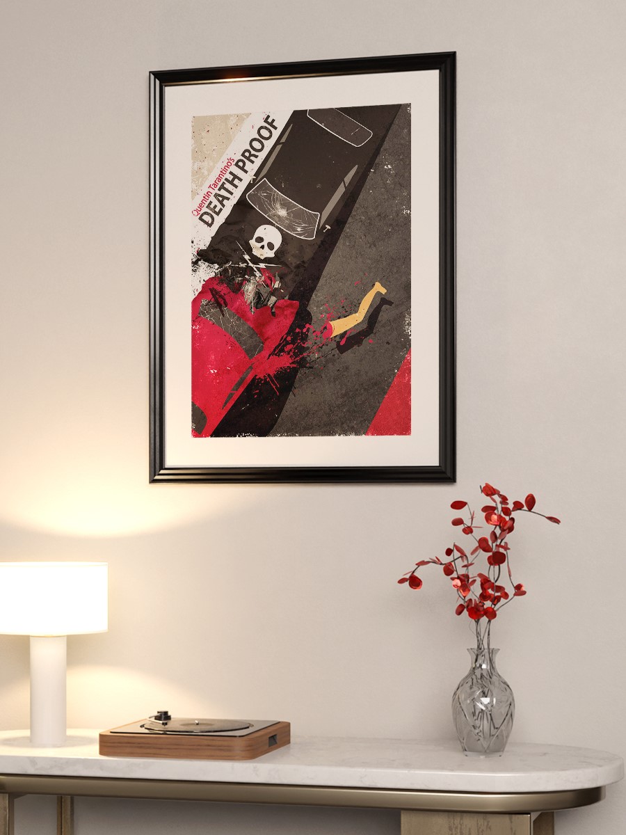 Death Proof Q Tarantino Poster, Çerçevesiz Tv Film Poster