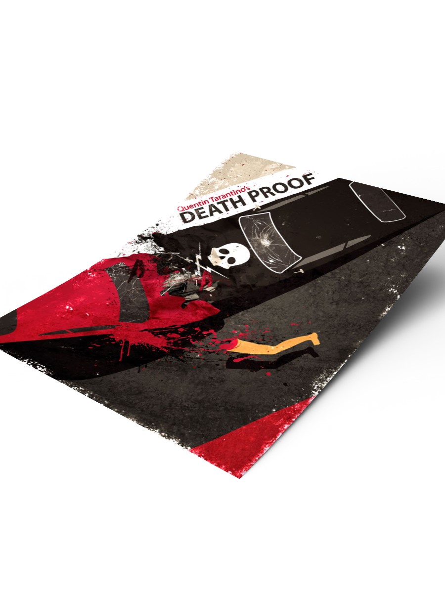 Death Proof Q Tarantino Poster, Çerçevesiz Tv Film Poster
