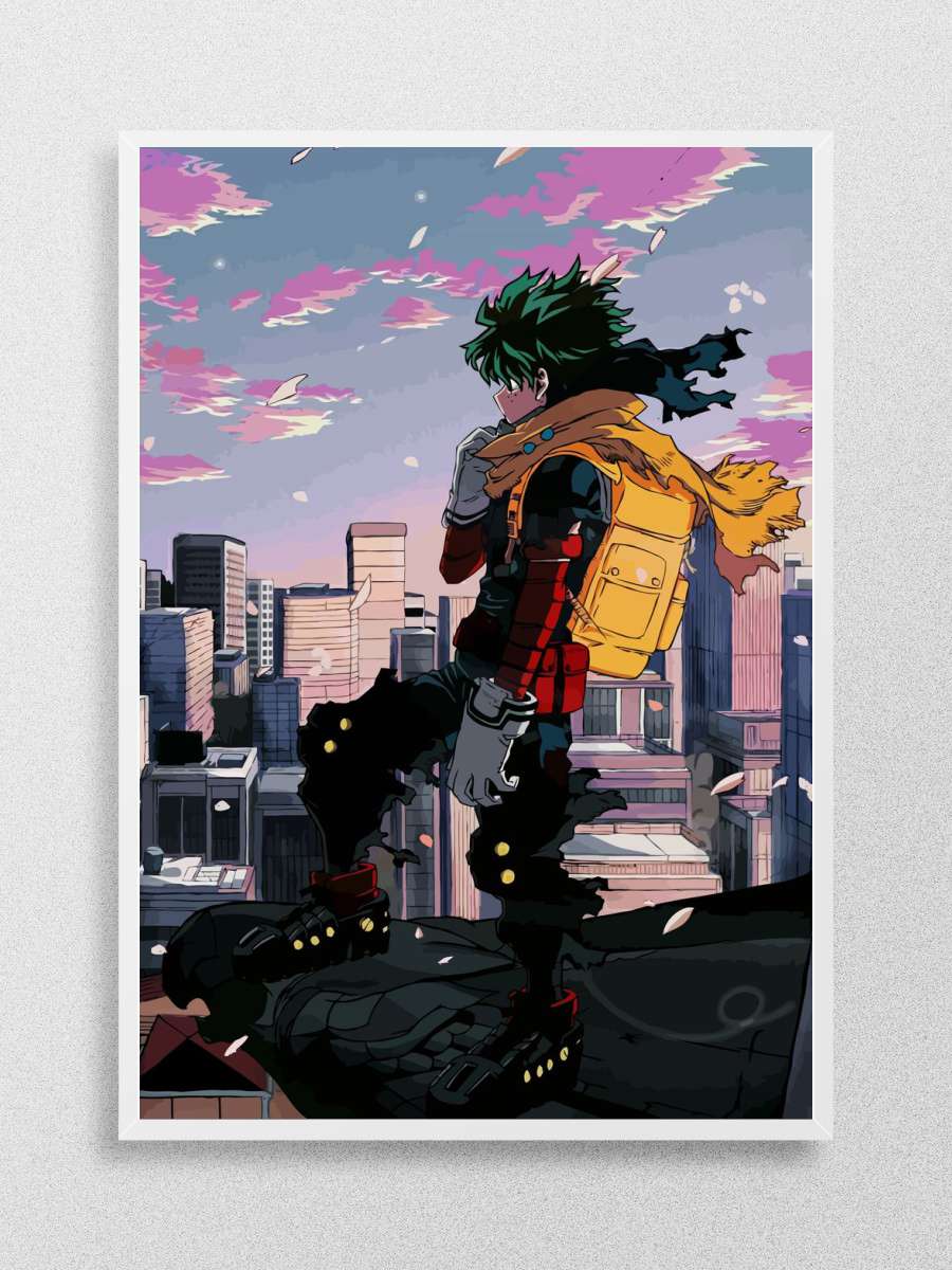 Deku My Hero Academia Anime Poster Çerçevesiz Yüksek Kalite Anime Duvar Poster