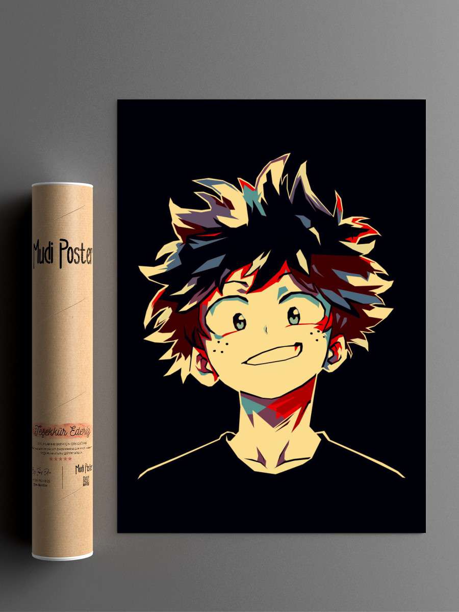 Deku Anime Poster Çerçevesiz Yüksek Kalite Anime Duvar Poster