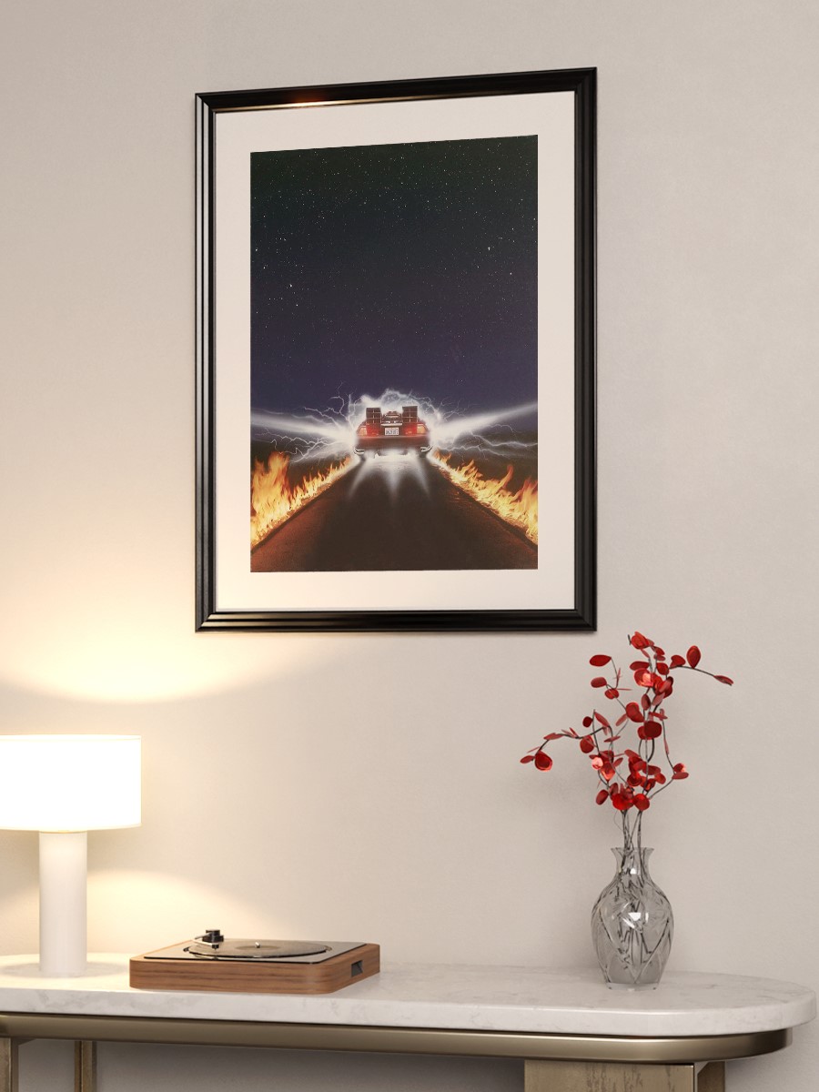 DeLorean DMC-12 Poster, Çerçevesiz Tv Film Poster
