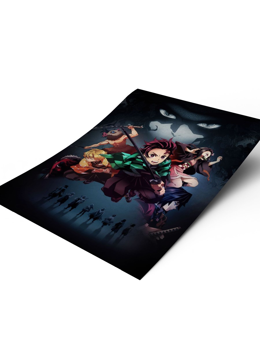 Demon Slayer Poster, Çerçevesiz Tv Film Poster