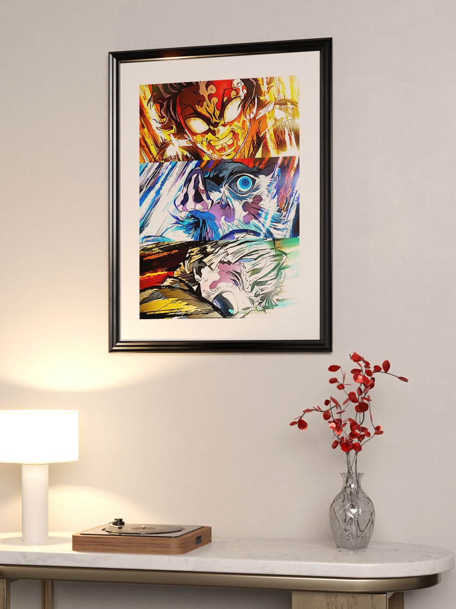 Demon Slayer Poster, Çerçevesiz Tv Film Poster