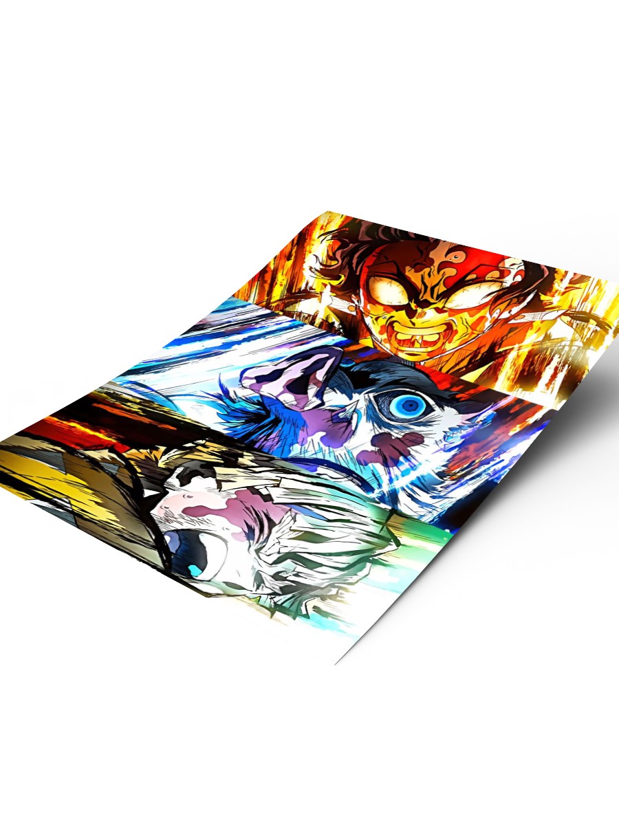 Demon Slayer Poster, Çerçevesiz Tv Film Poster