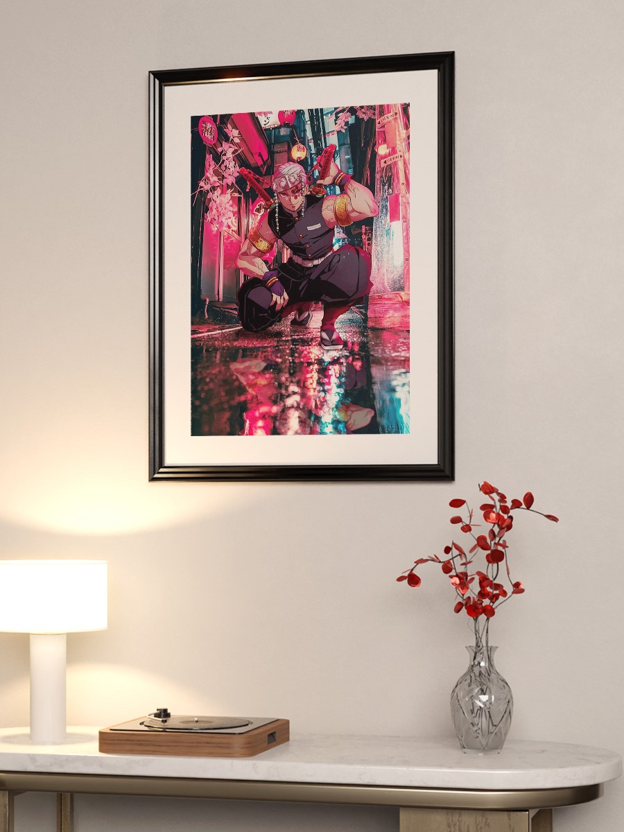 Demon Slayer Poster, Çerçevesiz Tv Film Poster