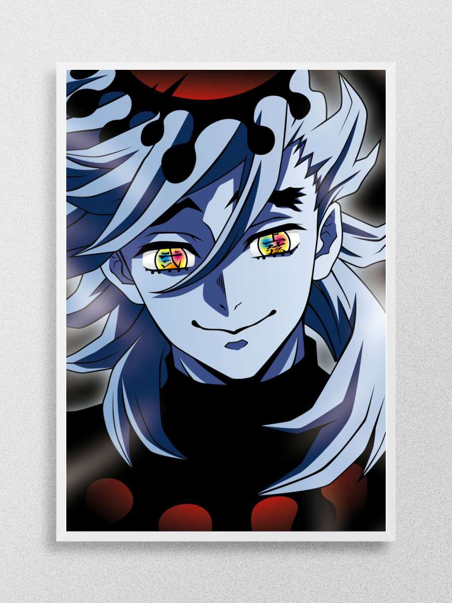 Demon Slayer Douma Anime Poster Çerçevesiz Yüksek Kalite Anime Duvar Poster