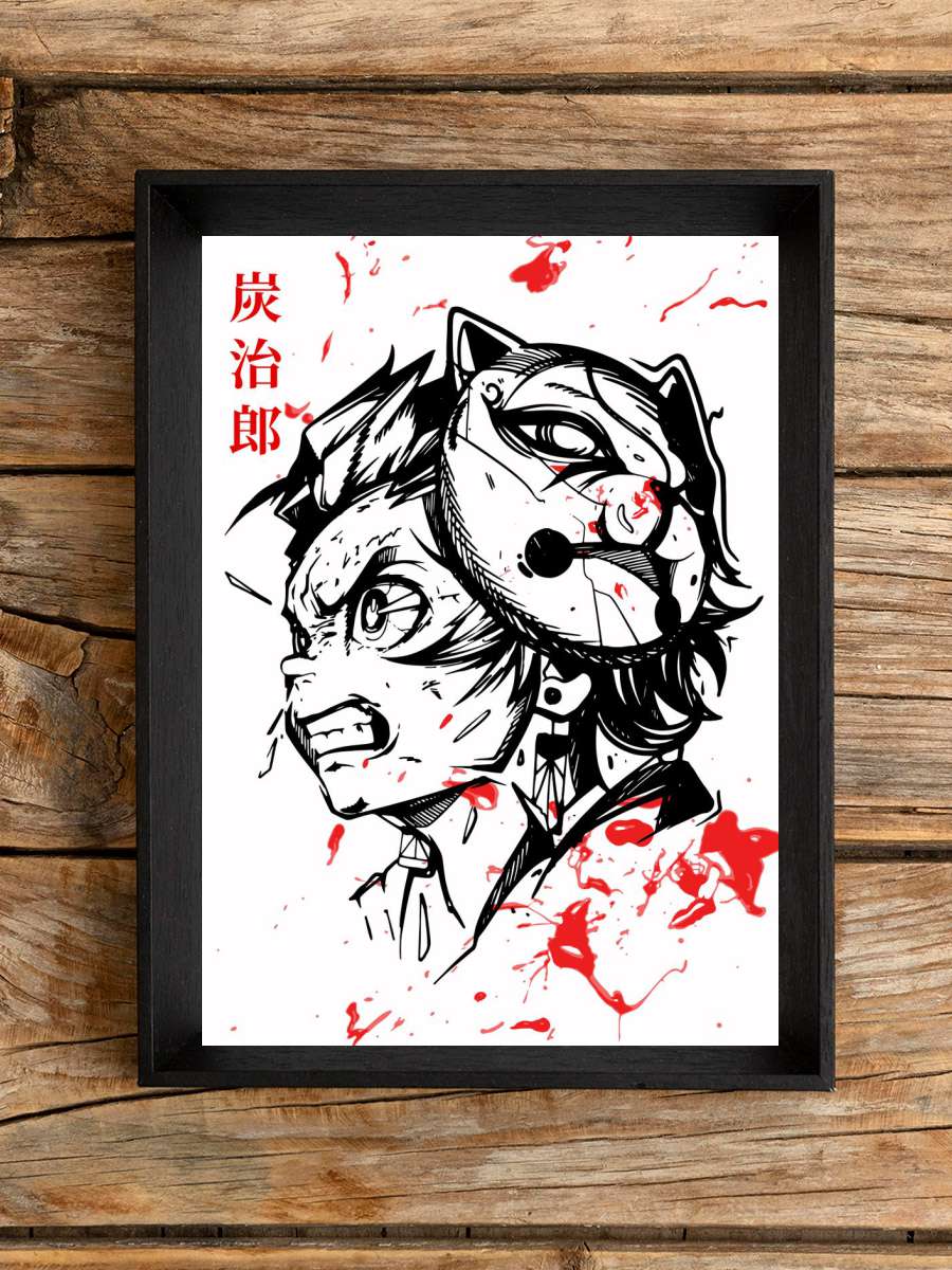 Demon Slayer Anime Poster Çerçevesiz Yüksek Kalite Anime Duvar Poster