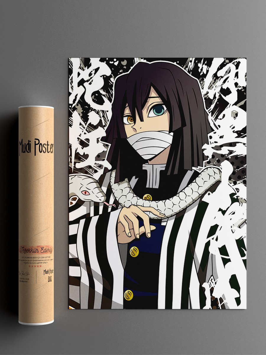 Demon Slayer Anime Poster Çerçevesiz Yüksek Kalite Anime Duvar Poster