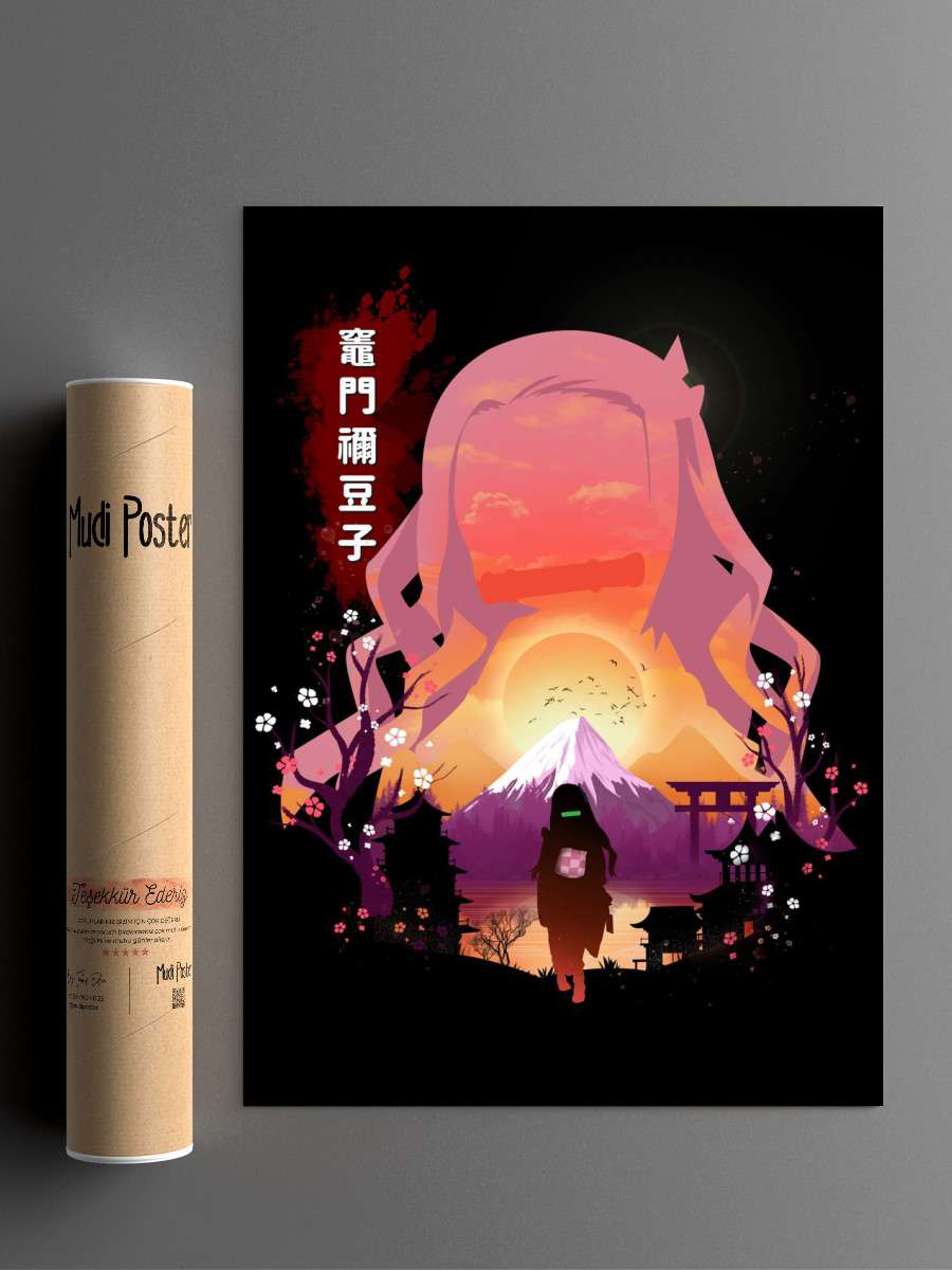 Demon Slayer Anime Poster Çerçevesiz Yüksek Kalite Anime Duvar Poster