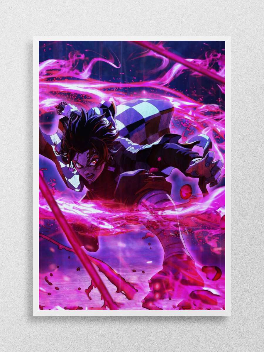 Demon Slayer Anime Poster Çerçevesiz Yüksek Kalite Anime Duvar Poster