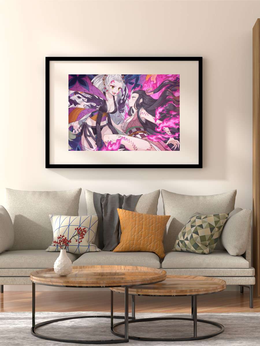 Demon Slayer Anime Poster Çerçevesiz Yüksek Kalite Anime Duvar Poster