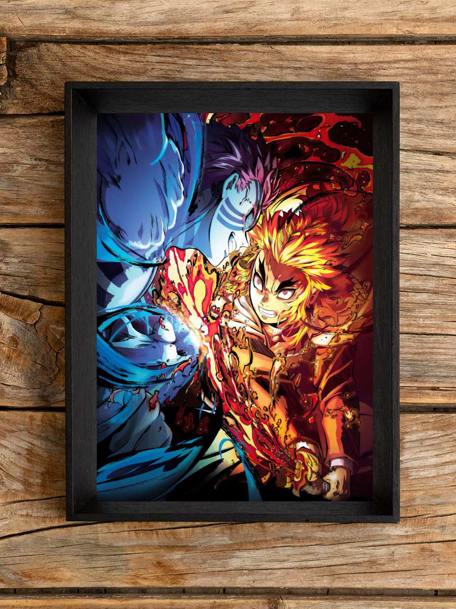 Demon Slayer Anime Poster Çerçevesiz Yüksek Kalite Anime Duvar Poster