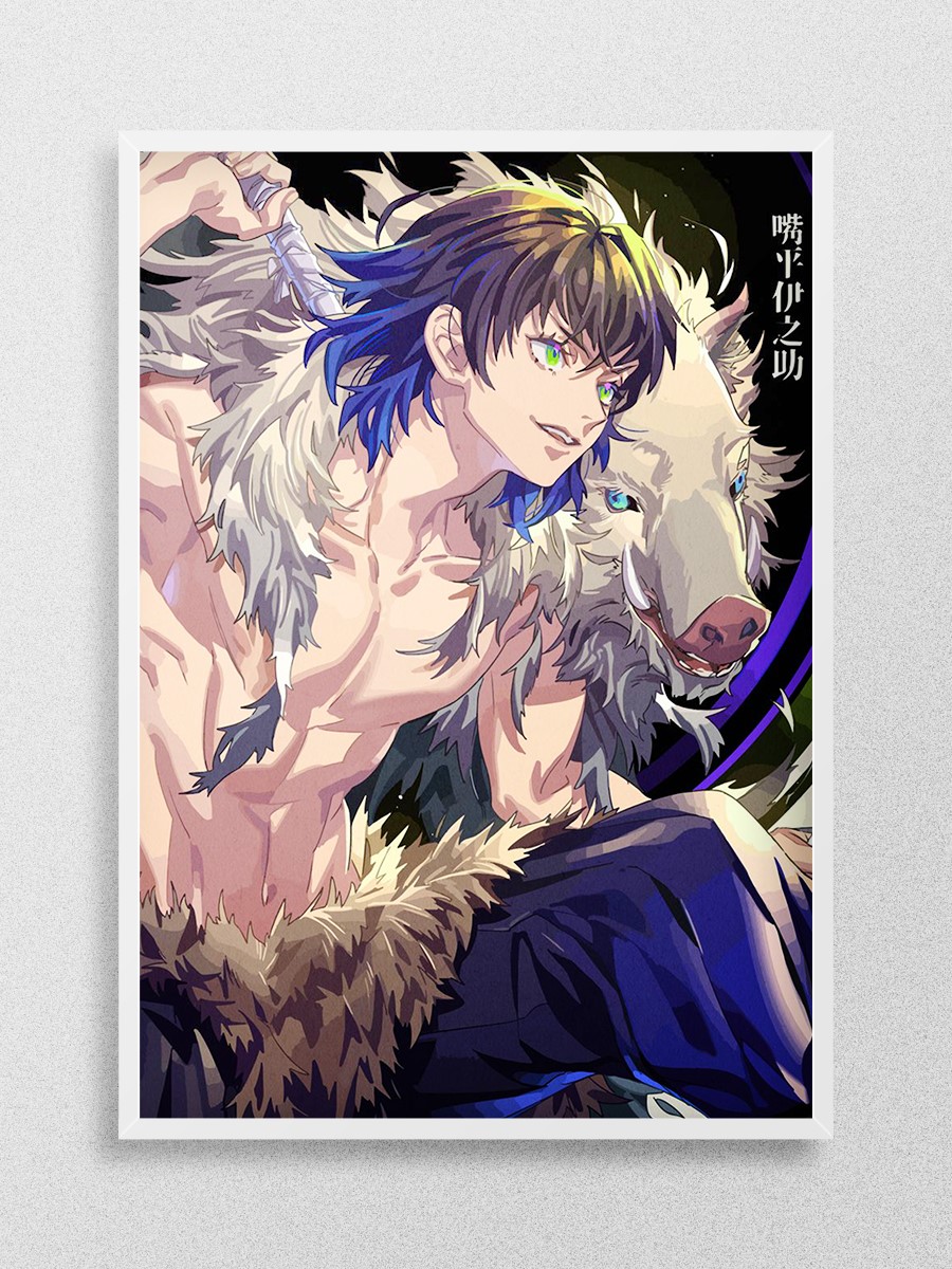 Demon Slayer Anime Poster Çerçevesiz Yüksek Kalite Anime Duvar Poster