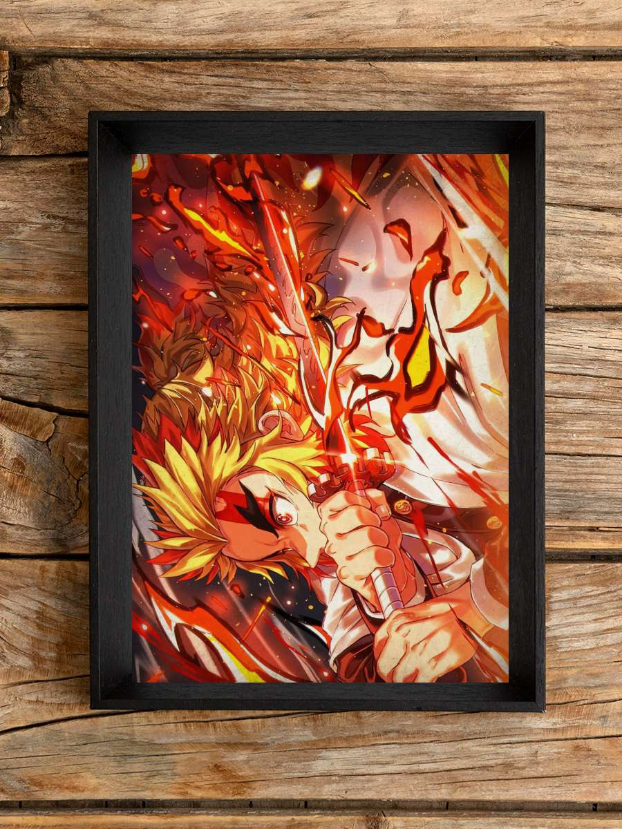 Demon Slayer Anime Poster Çerçevesiz Yüksek Kalite Anime Duvar Poster