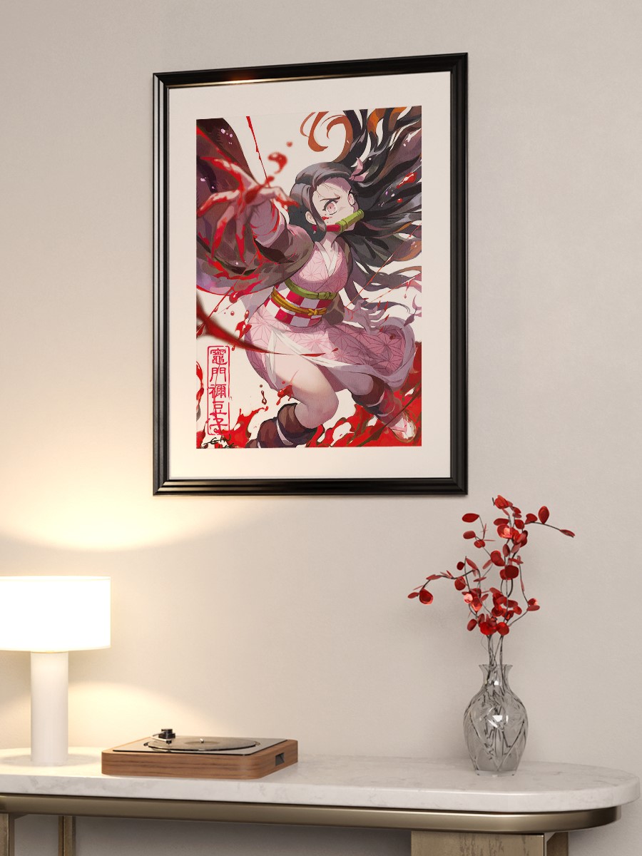 Demon Slayer Anime Poster Çerçevesiz Yüksek Kalite Anime Duvar Poster