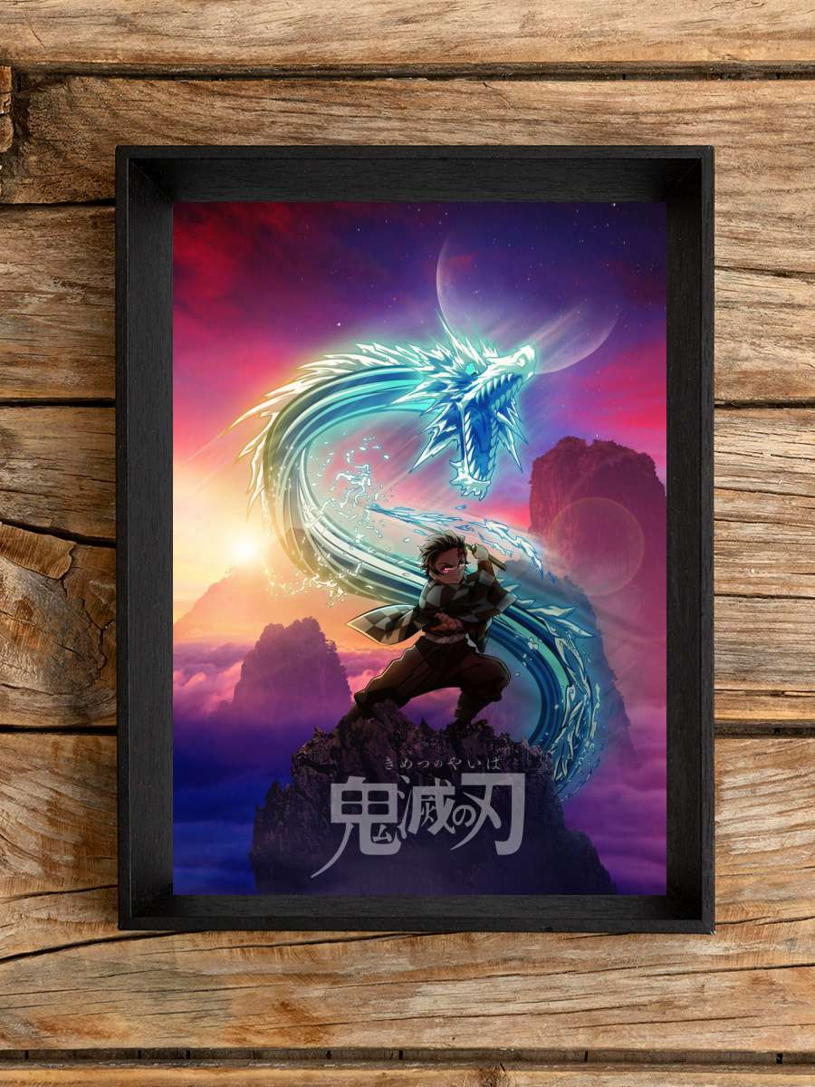 Demon Slayer Anime Poster Çerçevesiz Yüksek Kalite Anime Duvar Poster