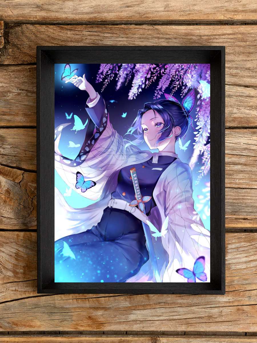 Demon Slayer Shinobu Kocho Anime Poster Çerçevesiz Yüksek Kalite Anime Duvar Poster