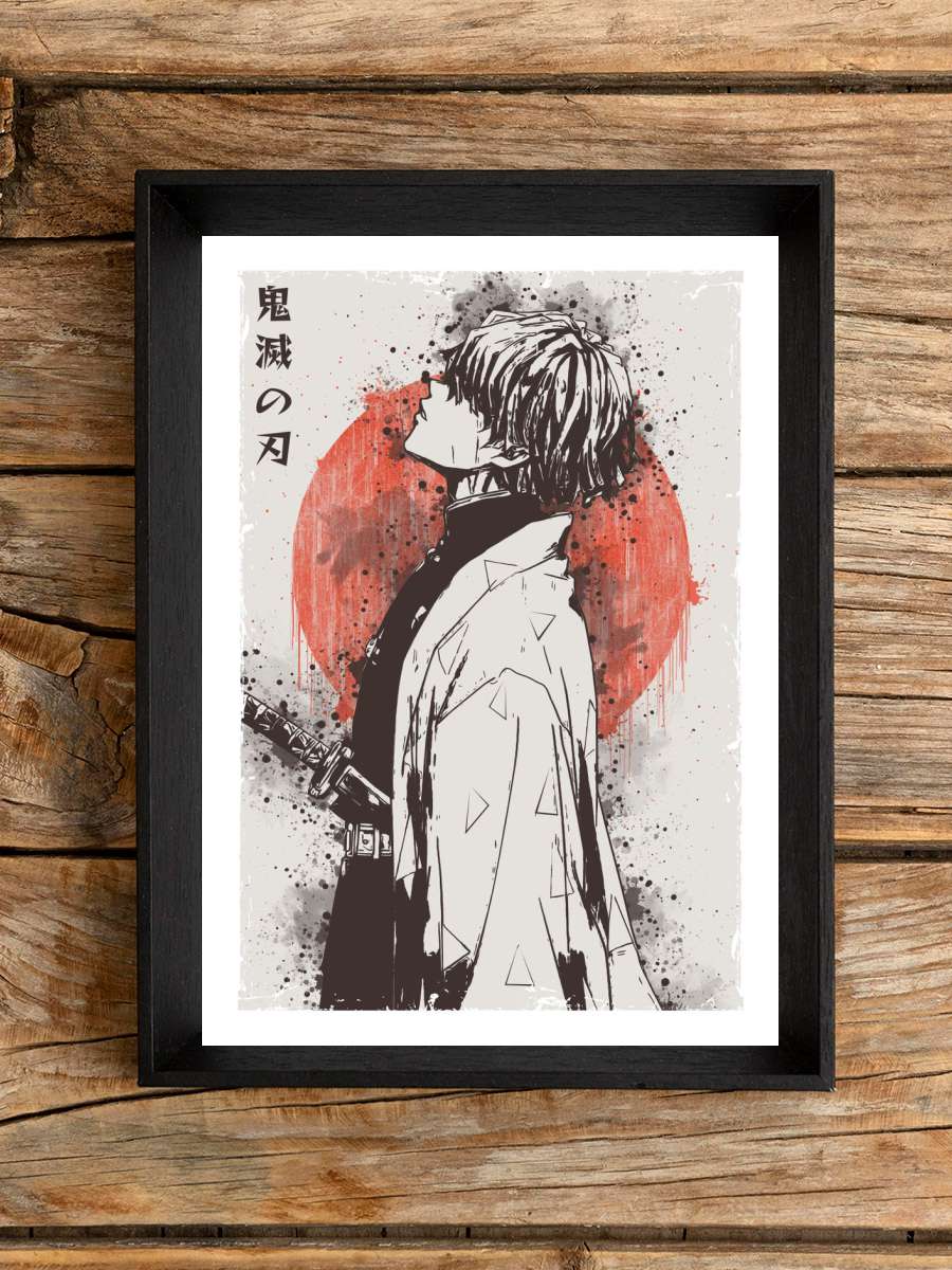 Demon Slayer Zenitsu Anime Poster Çerçevesiz Yüksek Kalite Anime Duvar Poster
