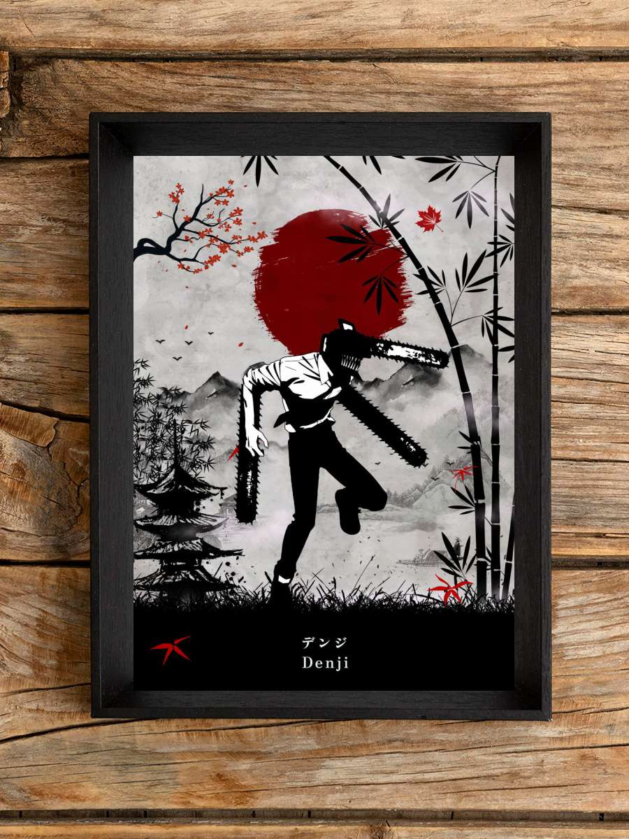 denji chainsaw man Anime Poster Çerçevesiz Yüksek Kalite Anime Duvar Poster