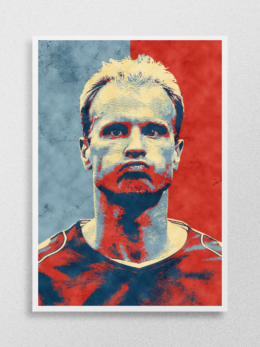 Dennis Bergkamp Futbol Poster Çerçevesiz Yüksek Kalite Futbolcu Duvar Poster