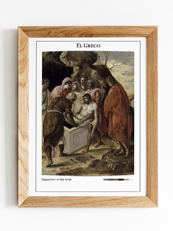 El Greco Deposition in the tomb Poster