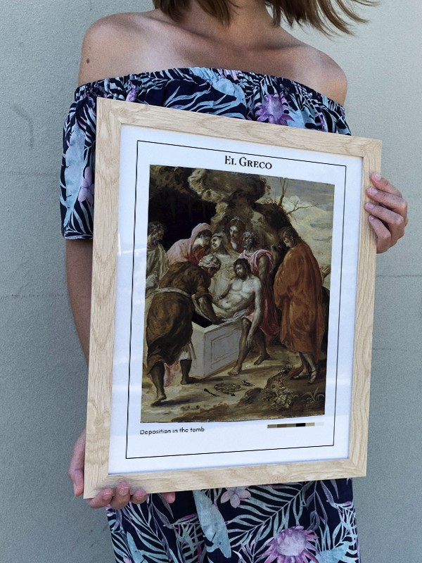 El Greco Deposition in the tomb Poster