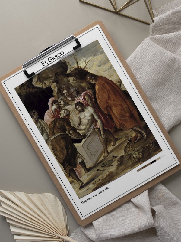 El Greco Deposition in the tomb Poster