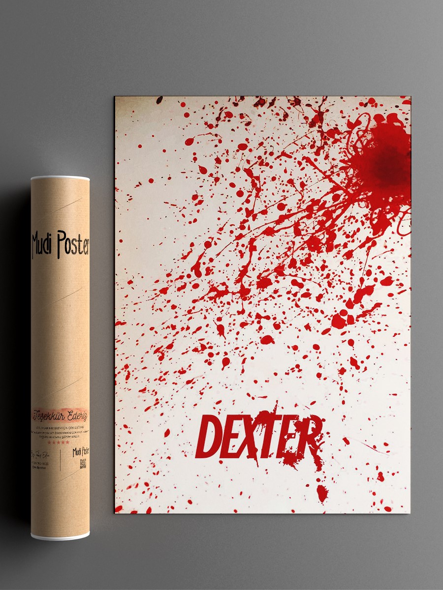 Dexter 1 Poster, Çerçevesiz Tv Film Poster