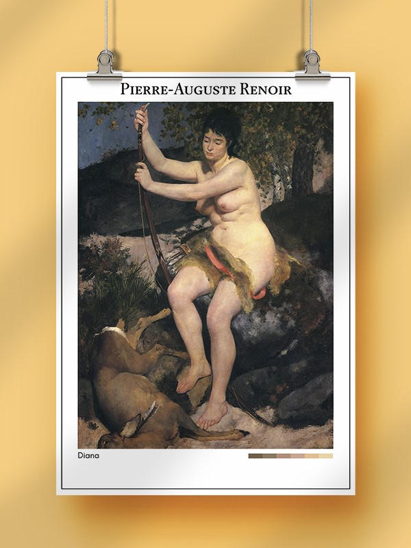 Pierre-Auguste Renoir Diana Poster