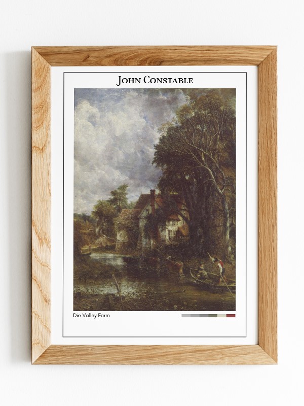John Constable Die Valley Farm Poster