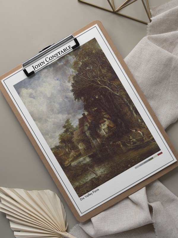 John Constable Die Valley Farm Poster