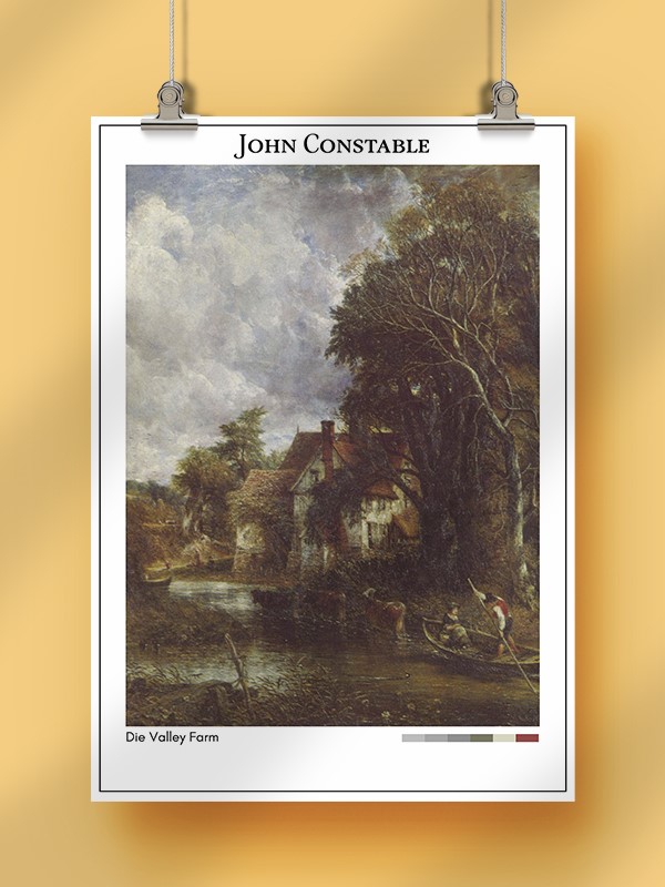 John Constable Die Valley Farm Poster