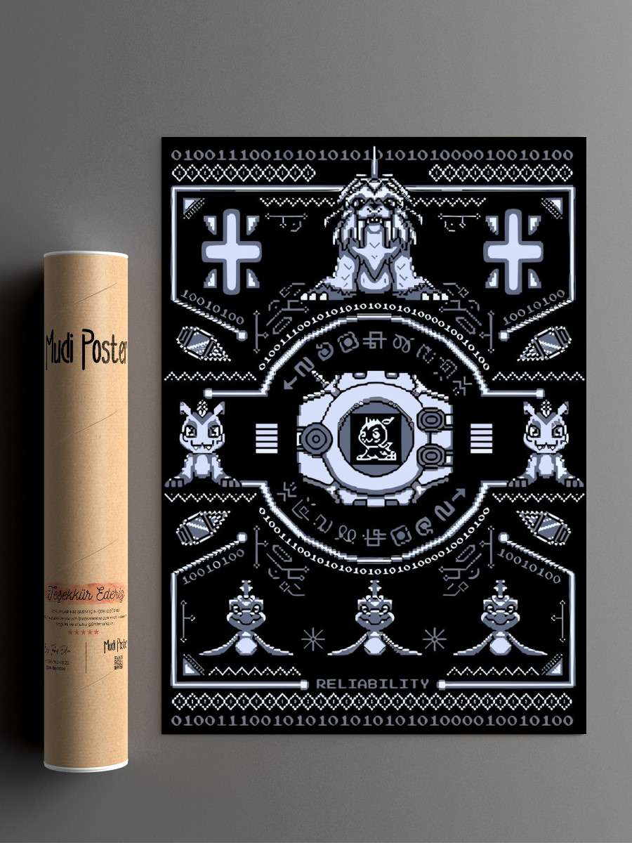 Digimon Adventure Anime Poster Çerçevesiz Yüksek Kalite Anime Duvar Poster